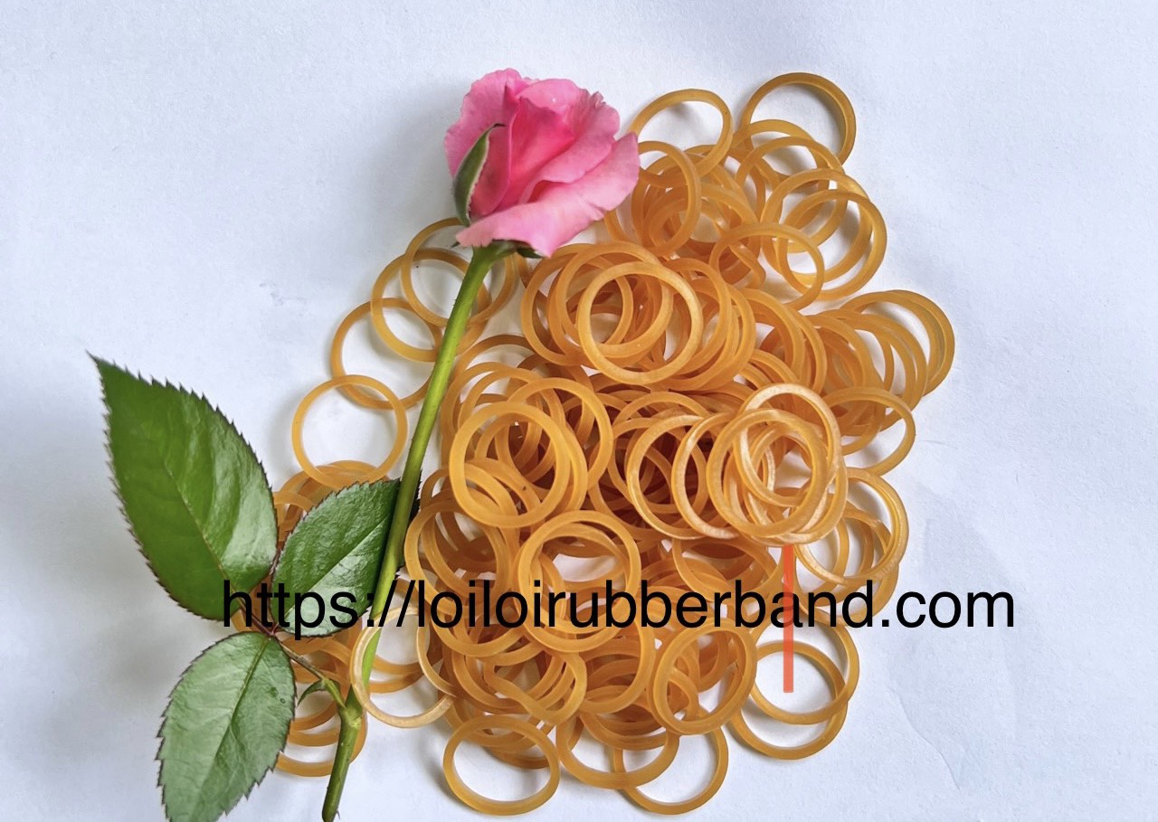 Office Natural Rubber band Good Quality latex free Waterproof various Custom size Colorful eco-friendly safety in school