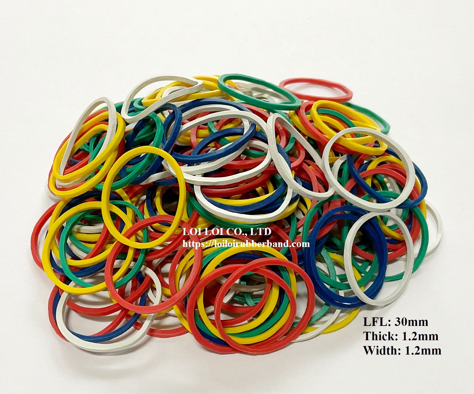 2019 new wholesale colorful small size rubber bands for hair - Thin rubber band for natural elastic rubber bands for daily uses 