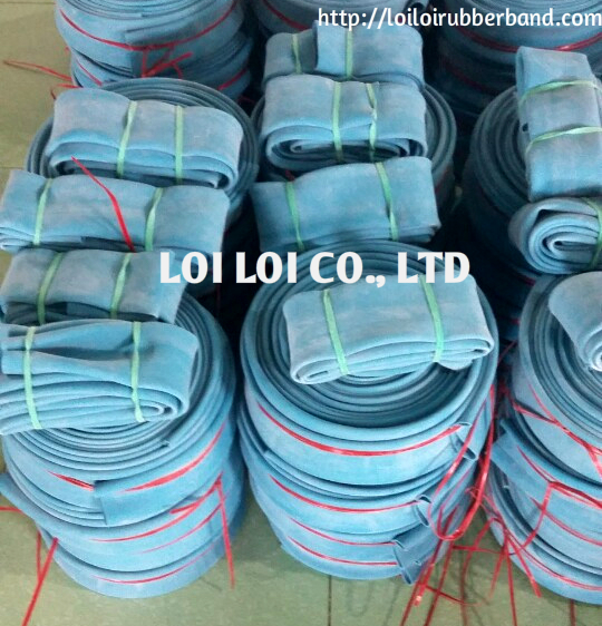 High quality rubber tube blue color very strong and elastic