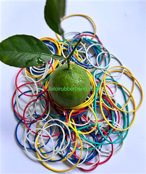 Assorted Color Elastic Rubber Band for School Home Office Supplies