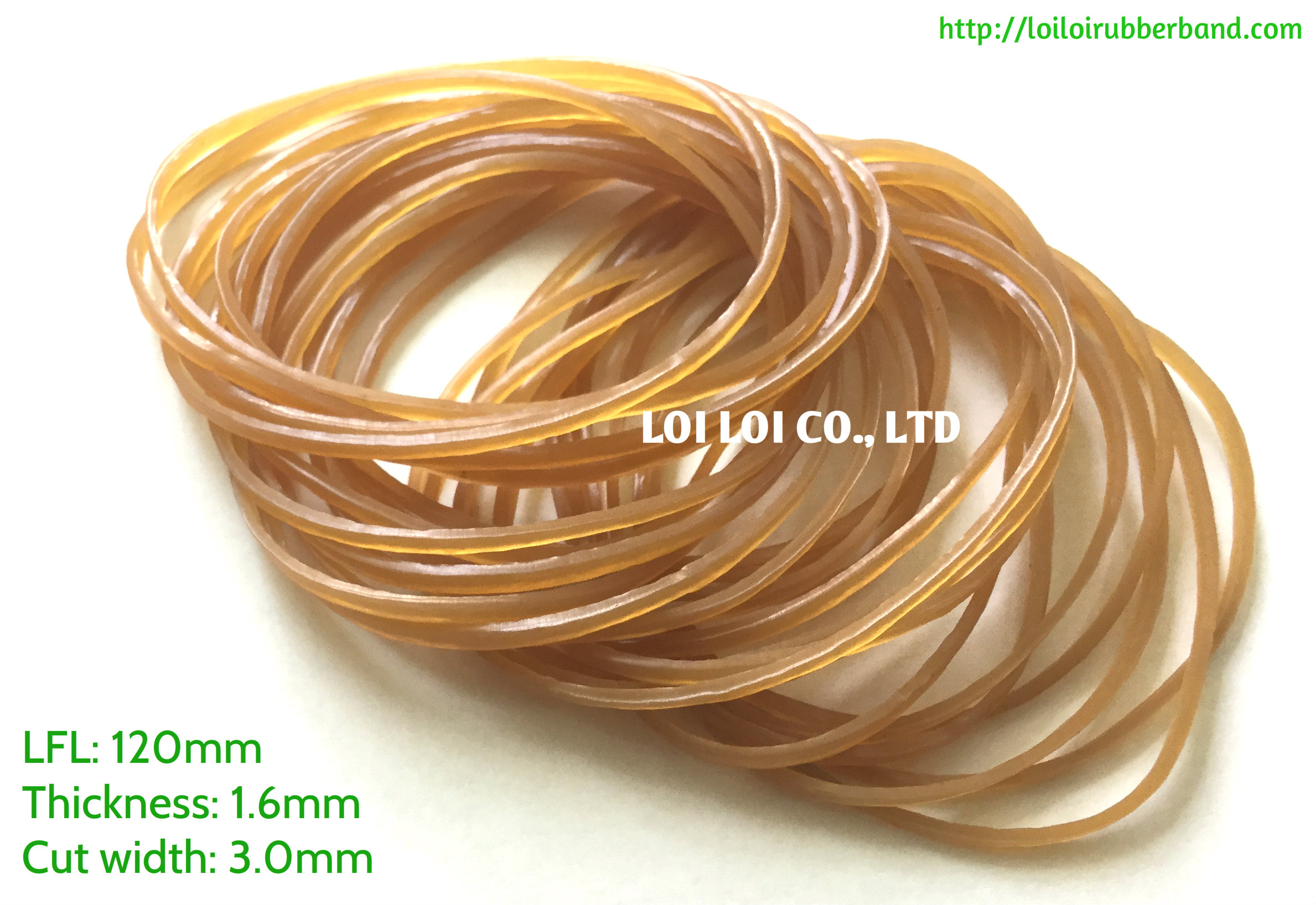 Factory directly sells thick rubber band