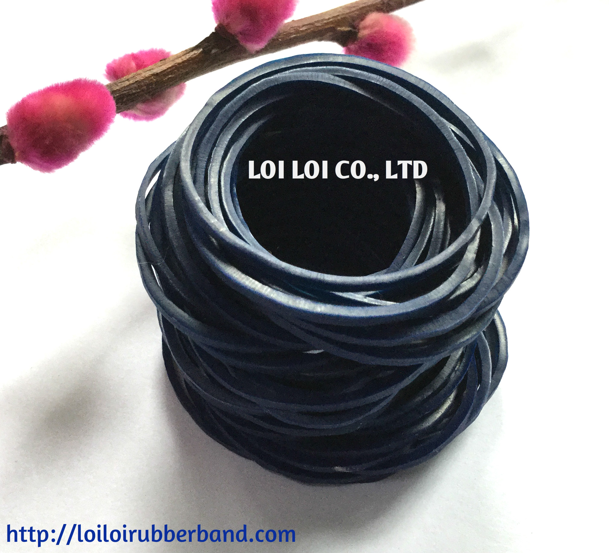 Custom unbreakable Rubber Band flat with Dark color like Blue, Red, Green, Natural... High quality for Money and Any Purposes 
