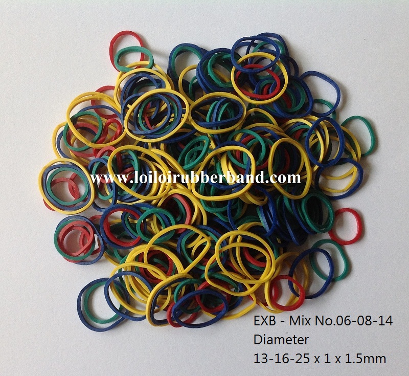 High-quality Mix size Rubber band for looming colorful and Eco-friendly