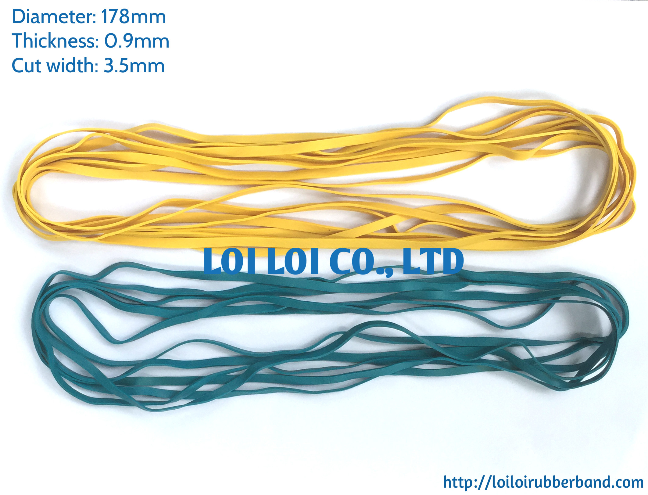 280mm Long lasting Rubber bands for Package