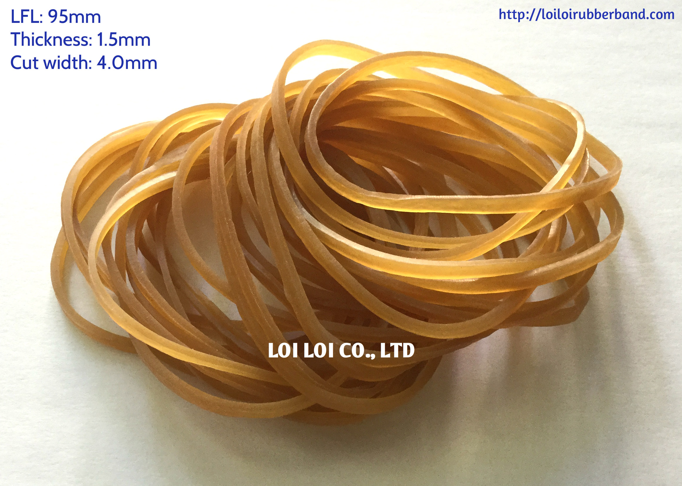 High quality natural rubber band, strong and elasticity