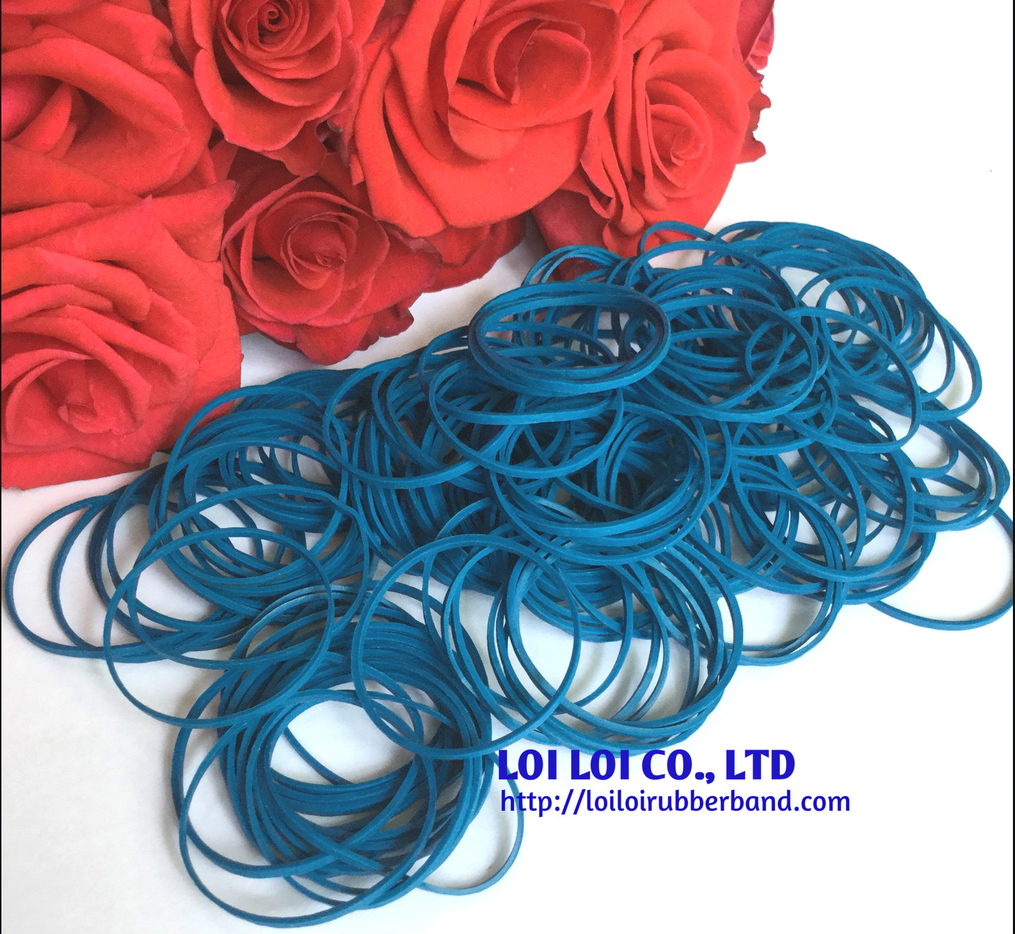 Most popular Cheap price Blue natural Rubber band use for vegetable or tie flower from Factory in Vietnam