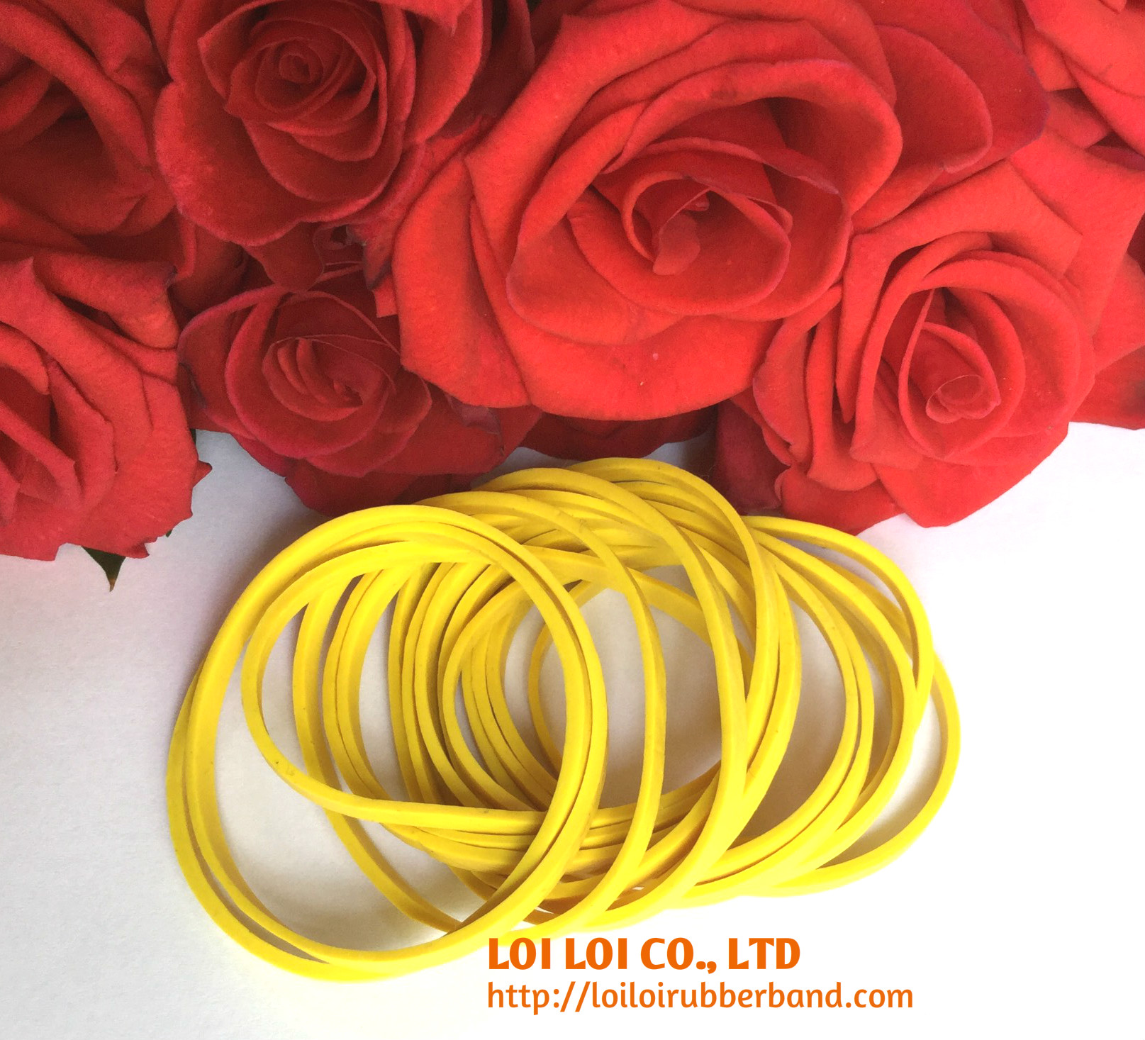 Yellow Natural Rubber Bands from Vietnam factory / Wide rubber band 50mm HOT Sale 2019 durable and flexible