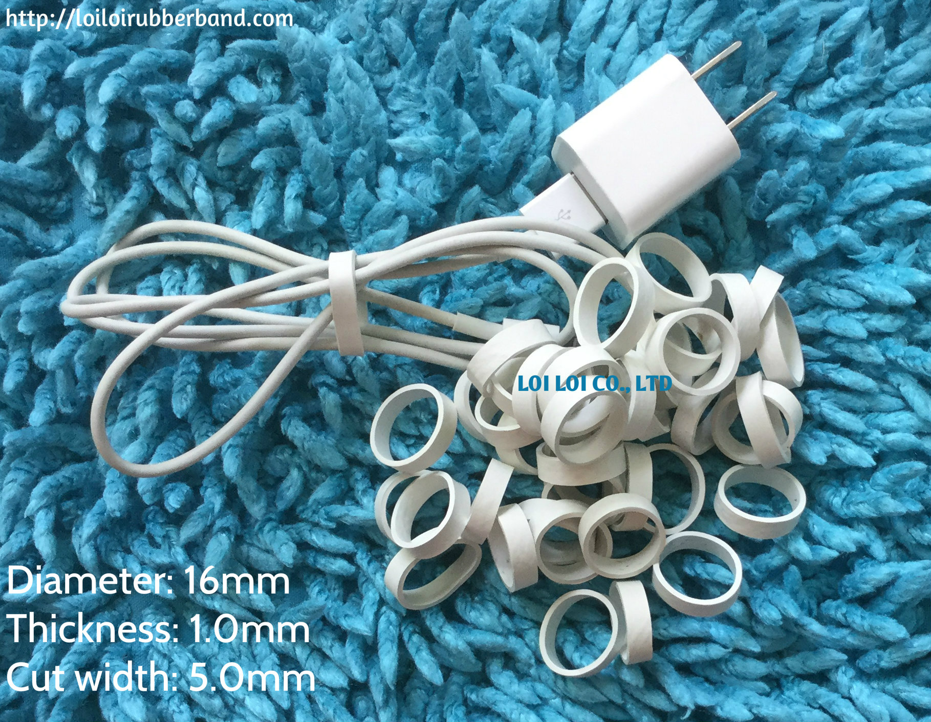 High quality Rubber band wire tie electric