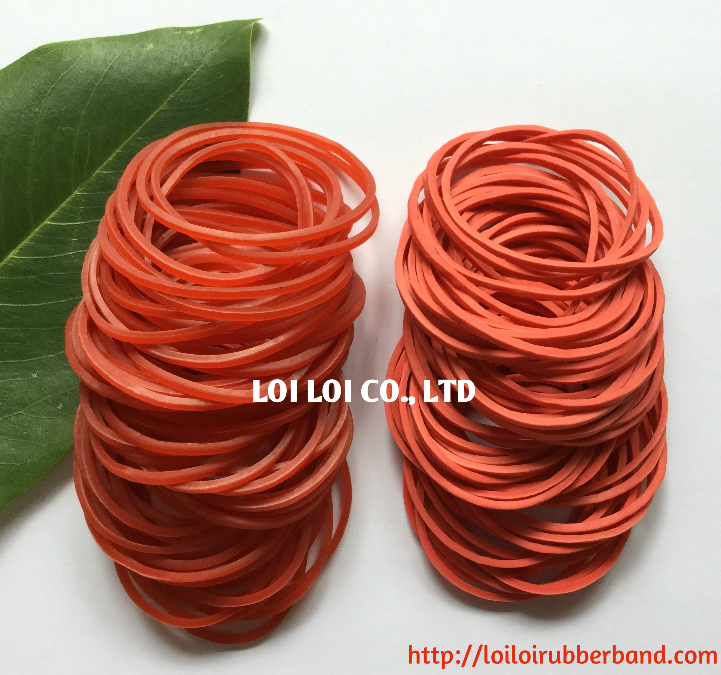 Dây thun sản xuất từ cao su thiên nhiên màu đỏ dùng trong Văn phòng phẩm / Mẫu thử miễn phí cung cấp từ Nhà máy sản xuất dây chun lớn tại Việt Nam