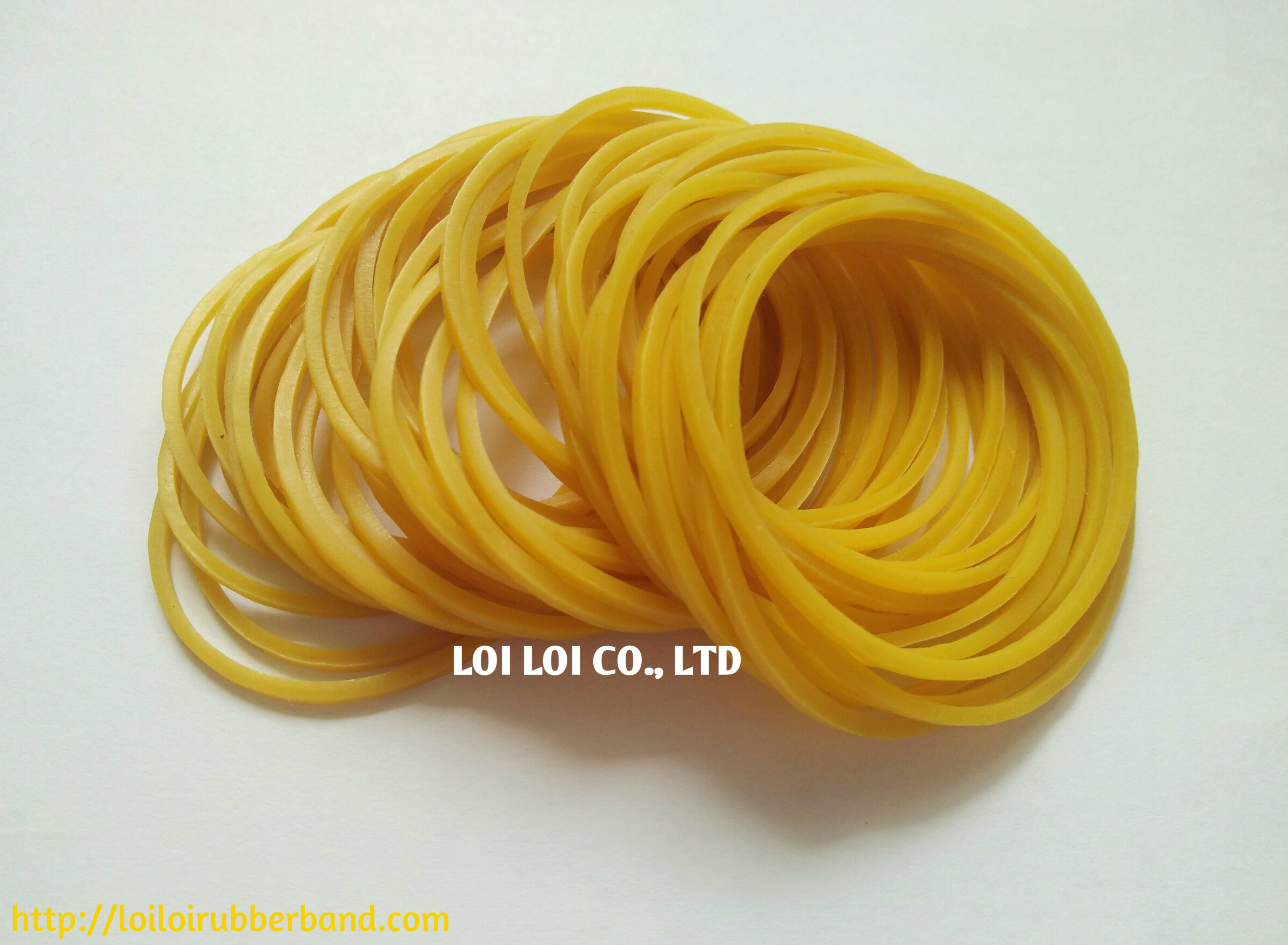 Yellow non-transparent Rubber Bands wholesalers - 45mm color rubber band from SVR 3L with custom mix colour