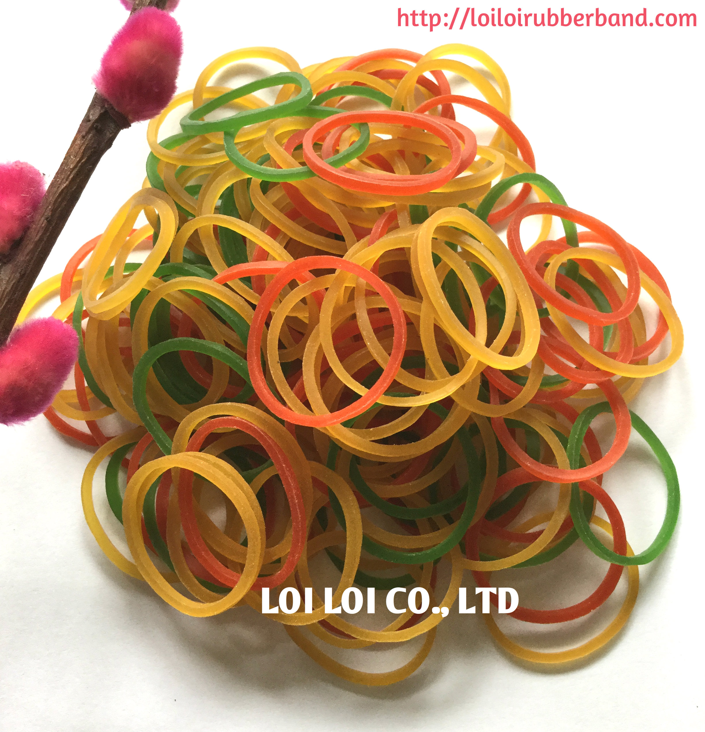 Hot item Vegetable natural rubber band tie money OEM service custom rubber band 100% pure wholesale with standard quality export