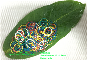 Dây thun size nhỏ nhiều màu dùng đóng gói thực phẩm - rau an toàn